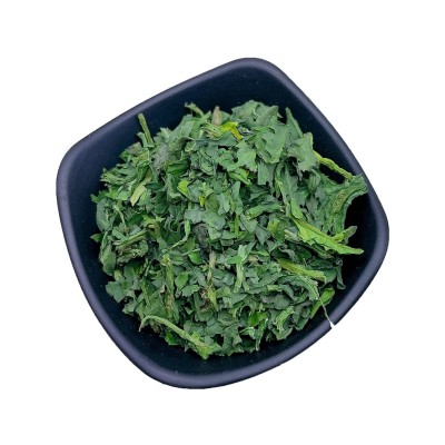 脱水菠菜片 厂家供应脱水方便面蔬菜包宠物食品原料水洗菠菜片图5