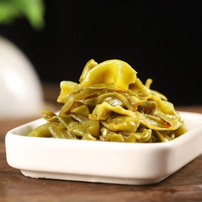 安徽贡菜苔干山蜇菜175g/袋 香菜响菜 香辣/五香味图3