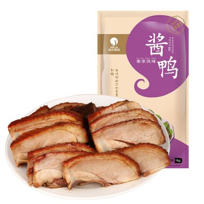 南京特产南农酱鸭1000g/袋板鸭卤味食品凉菜真空包装肉类零食图4