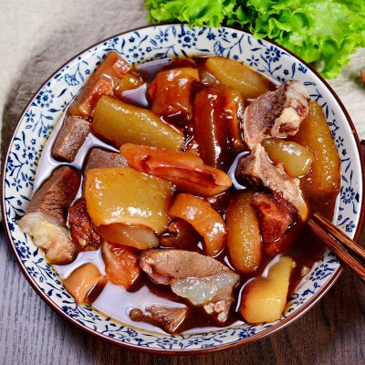 简装即食筋头巴脑牛肉牛筋料汤500g袋饭店餐饮店即食食材定制加工图2