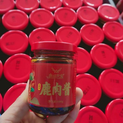 辣椒酱自制东北特产批发 鹿肉酱100g/瓶香辣酱拌饭拌面下饭辣椒图2