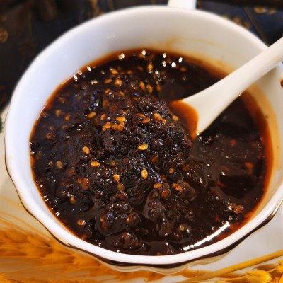 辣酱鹿味世家麻辣味鹿肉酱下饭菜调味箱装辣椒拌饭拌面鲜香鹿肉酱图4