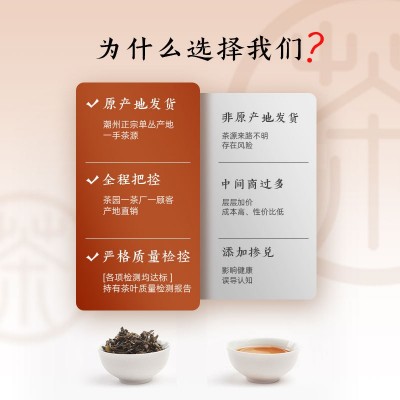 正宗凤凰单枞特级炭焙浓香型茶叶2023新春茶高山鸭屎香茶500g批发图4