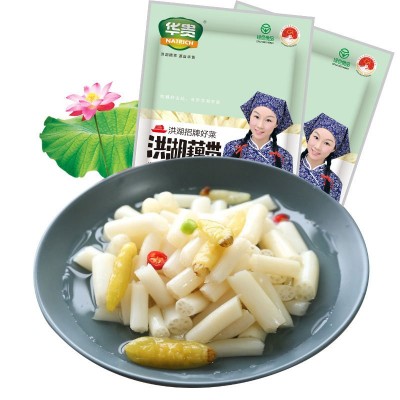 【华贵】泡藕带400g 洪湖藕带 洪湖农家泡椒藕带藕节藕尖酸辣泡菜图2