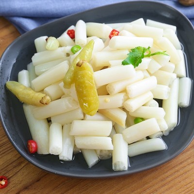 【华贵】泡藕带400g 洪湖藕带 洪湖农家泡椒藕带藕节藕尖酸辣泡菜图5