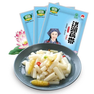 【华贵】泡藕带400g 洪湖藕带 洪湖农家泡椒藕带藕节藕尖酸辣泡菜图1