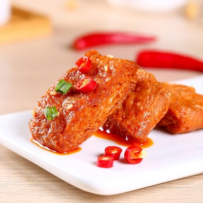 【团购】新 20g*20包/盒 红派手撕素牛排香辣黑胡椒味休闲食品图2