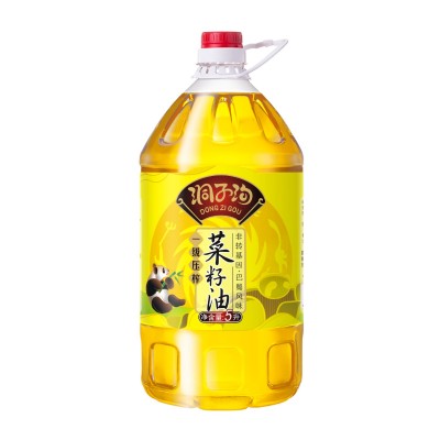 厂家直销洞子沟牌非转基因巴蜀风味植物一级压榨菜籽油5L批发零售图5