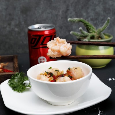 大颗粒手打青虾滑 铁板虾滑冒菜火锅食材 速冻鲜美米虾滑批发图4