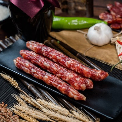 【源头厂家】成业鲜肉精制广式腊肠500克长肠美味腊肠下饭好帮手图4