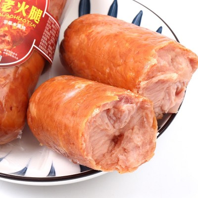 【厂家供应量大从优】万胜斋青岛老火腿腱子肉大肉块火腿果木熏烤图3