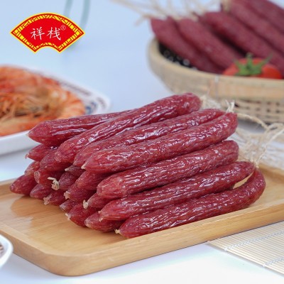 广式腊肠 全瘦肠 广东特产腌制风干广式风味 腊味蒸饭 煲仔饭图3