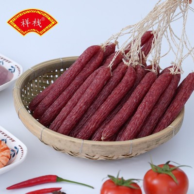 广式腊肠 全瘦肠 广东特产腌制风干广式风味 腊味蒸饭 煲仔饭图2