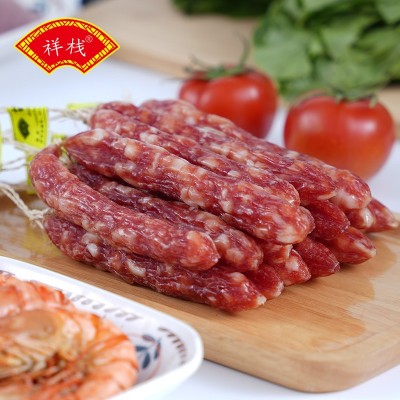 广式腊肠 切肉肠 广东特产腌制风干广式风味 腊味蒸饭 煲仔饭图4