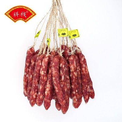 广式腊肠 切肉肠 广东特产腌制风干广式风味 腊味蒸饭 煲仔饭图5