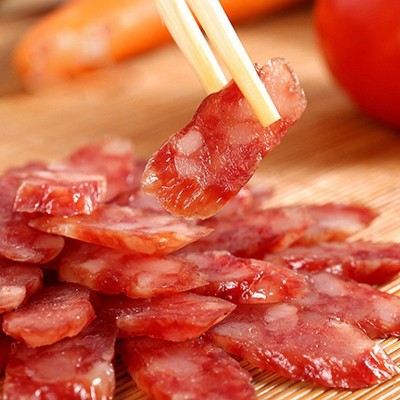 广东江门特产广式腊肠煲仔饭三级肠批发饭店香肠腊味厂家直销图3