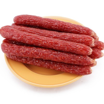 广式条腊肠广味广东腊味全瘦腊肠直通咸甜风干现货批发餐饮用图5