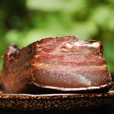 湖南特产柴火五花肉 农家烟熏腊肉 土猪肉肥腊肉后腿腊肉厂家批发图4