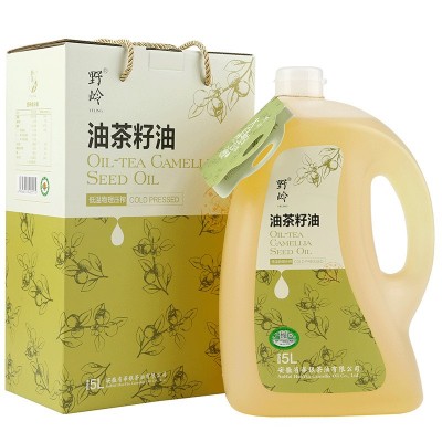 野岭 有机冷榨山茶油5L 礼盒装低温物理压榨油茶籽油团购一件代发图4