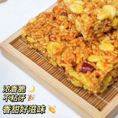 大纯丰香米酥450g盒装大丰食品米花糖纯手工老式玉米零食20盒/箱图2
