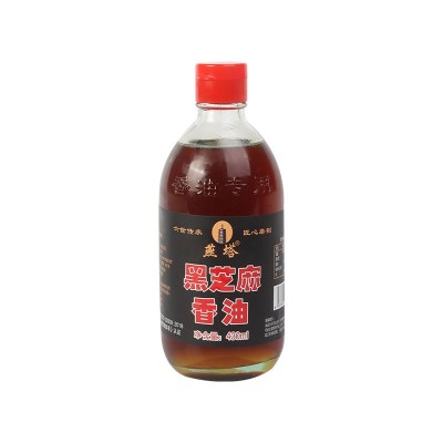 黑芝麻香油一件代发包邮石磨小磨纯黑芝麻油火锅食用芝麻调和油图5