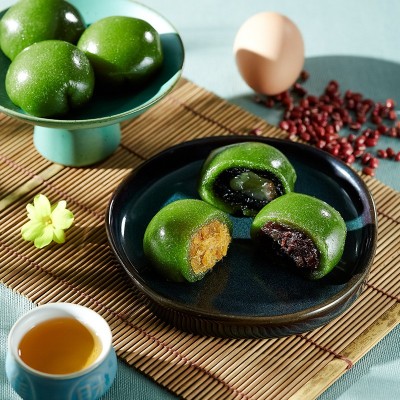 肉松蛋黄青团定制黑芝麻青团批发海苔肉松青团散装零食早餐糕点图4