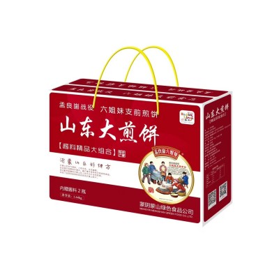 孟良崮六姐妹煎饼山东大煎饼沂蒙山临沂石磨杂粮煎饼礼盒图5