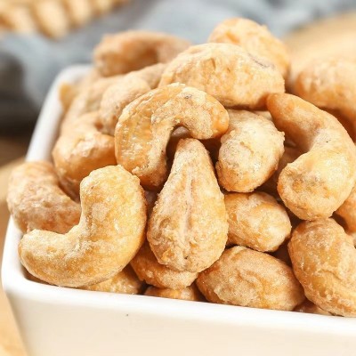 豫雅园炭烧腰果干货原味腰果干果坚果休闲零食图1
