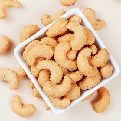 豫雅园炭烧腰果干货原味腰果干果坚果休闲零食图2