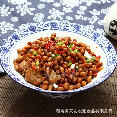 厂家批发湖南腊八豆 酒店特色菜半成品菜霉豆子 酱豆子散装水豆豉图2