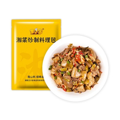王小余拆骨肉炒肥肠料理包速食商用快餐外卖盖码煲仔饭冷冻预制菜图5
