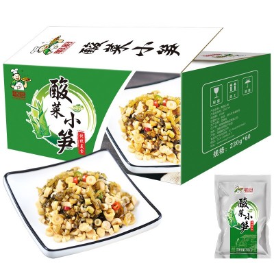 聪厨酸菜小笋230g酒店特色家常小菜素食半成品食材饭店方便预制菜图2