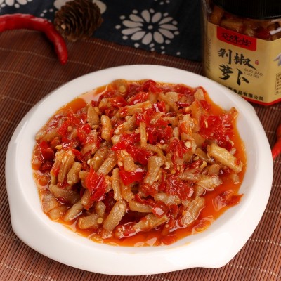 特产萝卜剁 椒力哥食品280克茶油蒜香萝卜辣椒下饭菜厂家供应代发图4