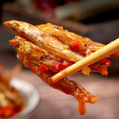 湖南特产剁辣椒火焙鱼小鱼仔280克香辣酱拌面下饭菜 厂家一件代发图3