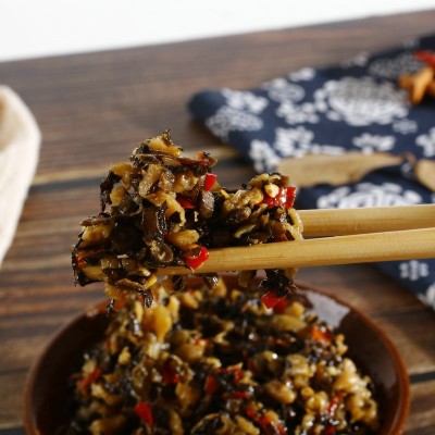 特产浏阳力哥食品农家红薯叶酸菜泡菜下饭下面 280克香辣小菜代发图3