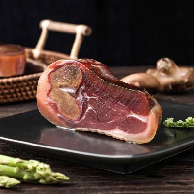 800克分割腿 简装家庭装正宗浙江产煲汤火腿切片块腊味金华火腿图3
