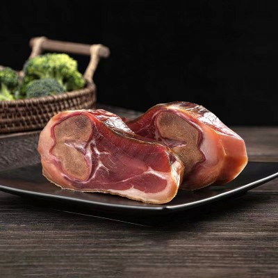 800克分割腿 简装家庭装正宗浙江产煲汤火腿切片块腊味金华火腿图4
