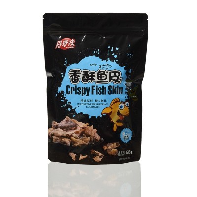 丹奇味特产炸鱼皮海鲜休闲即食零食小吃多口味可选香脆鱼皮批发图5