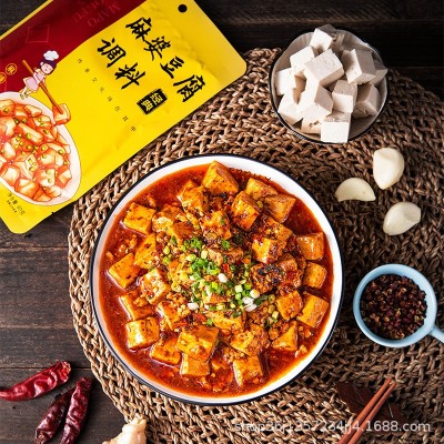 重庆燕周麻婆豆腐调料80g麻辣香辣调味料四川家用炒菜火锅酱料包图2