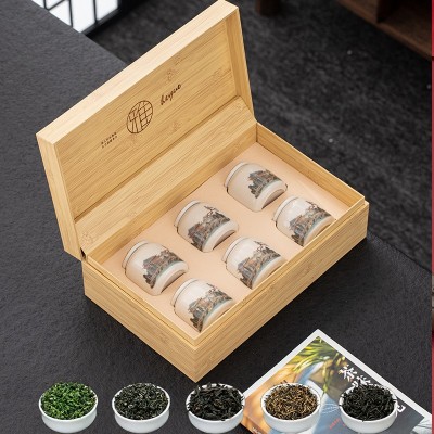 哥窑陶瓷罐茶叶礼盒装大红袍正山小种新茶铁观音过年过节送礼礼品图2