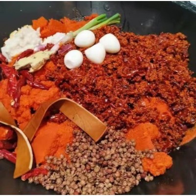 牛油火锅底料批发 重庆商用家用麻辣香辣特辣火锅料 冒菜麻辣烫调图3