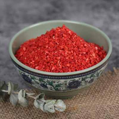 苹果干冻干豆腐干草莓粒火龙果粒粒黄桃粒芒果粒冻干紫薯粒1000克图2