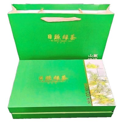 【礼盒装】批发2023年新茶礼盒装日照绿茶 冲调饮品一提500g包邮图3