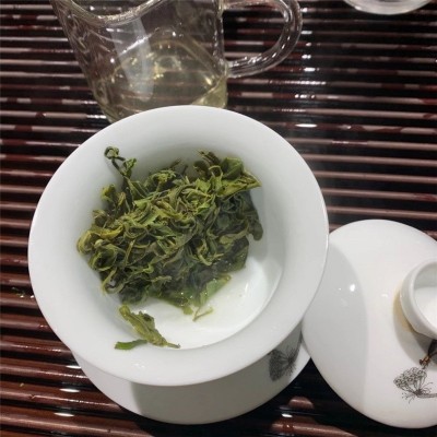 日照绿茶 明前茶 小叶雪青芽茶 散装 三月茶叶 袋装500g包邮图4