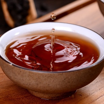 批发云南普洱茶散装茶化石碎银子糯香茶化石熟茶500g图3