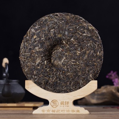批发 缅甸果敢 普洱茶饼 南湖塘古树纯料 普洱生茶叶 357g七子饼图2