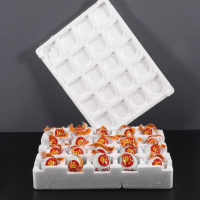 高邮咸鸭蛋65g*20枚红心熟盐蛋特大礼盒装流油整箱熟鸭蛋批发图2