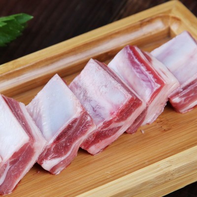 深山百草 羔羊寸排切块环县草饲清真鲜羊排 淄博烧烤批发厂家货源图4
