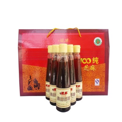 盛世白芝麻香油礼盒 火锅拌菜煲汤调饺子馅350ml*6瓶/提图2