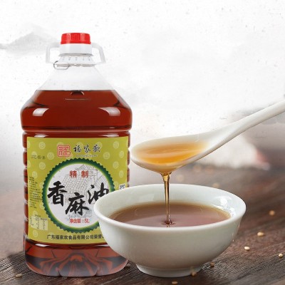 炒菜增香家用烹饪调味品商用大桶食用香麻油5L酒店餐厅凉拌香麻图4